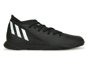 adidas Kids Predator Edge.3 Indoor Soccer Shoes Black/White