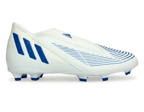 adidas Kids Predator Edge.3 LL FG White/Hi-Res Blue