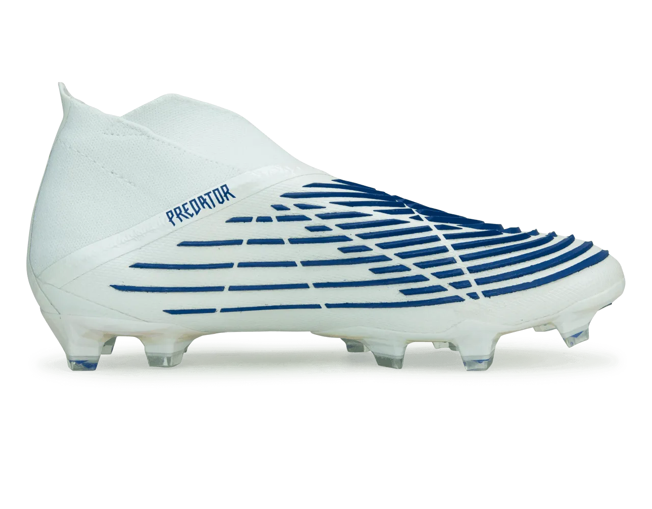 adidas Men's Predator Edge  FG White/Hi Res Blue