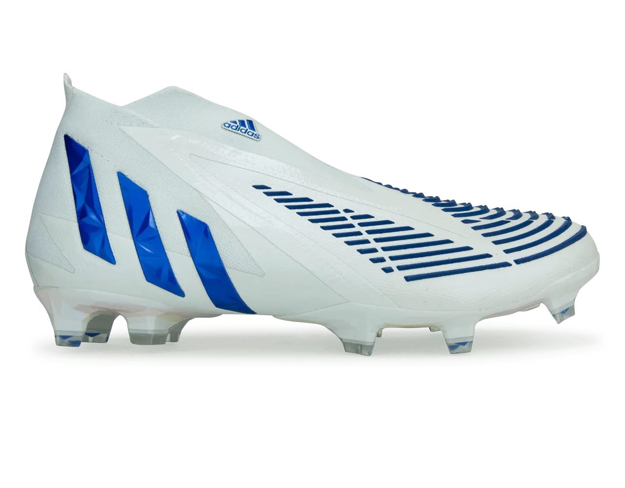 adidas Men's Predator Edge  FG White/Hi Res Blue