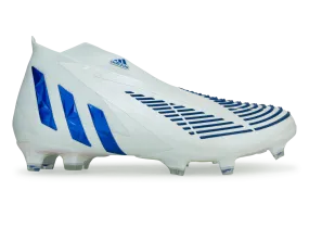 adidas Men's Predator Edge  FG White/Hi Res Blue