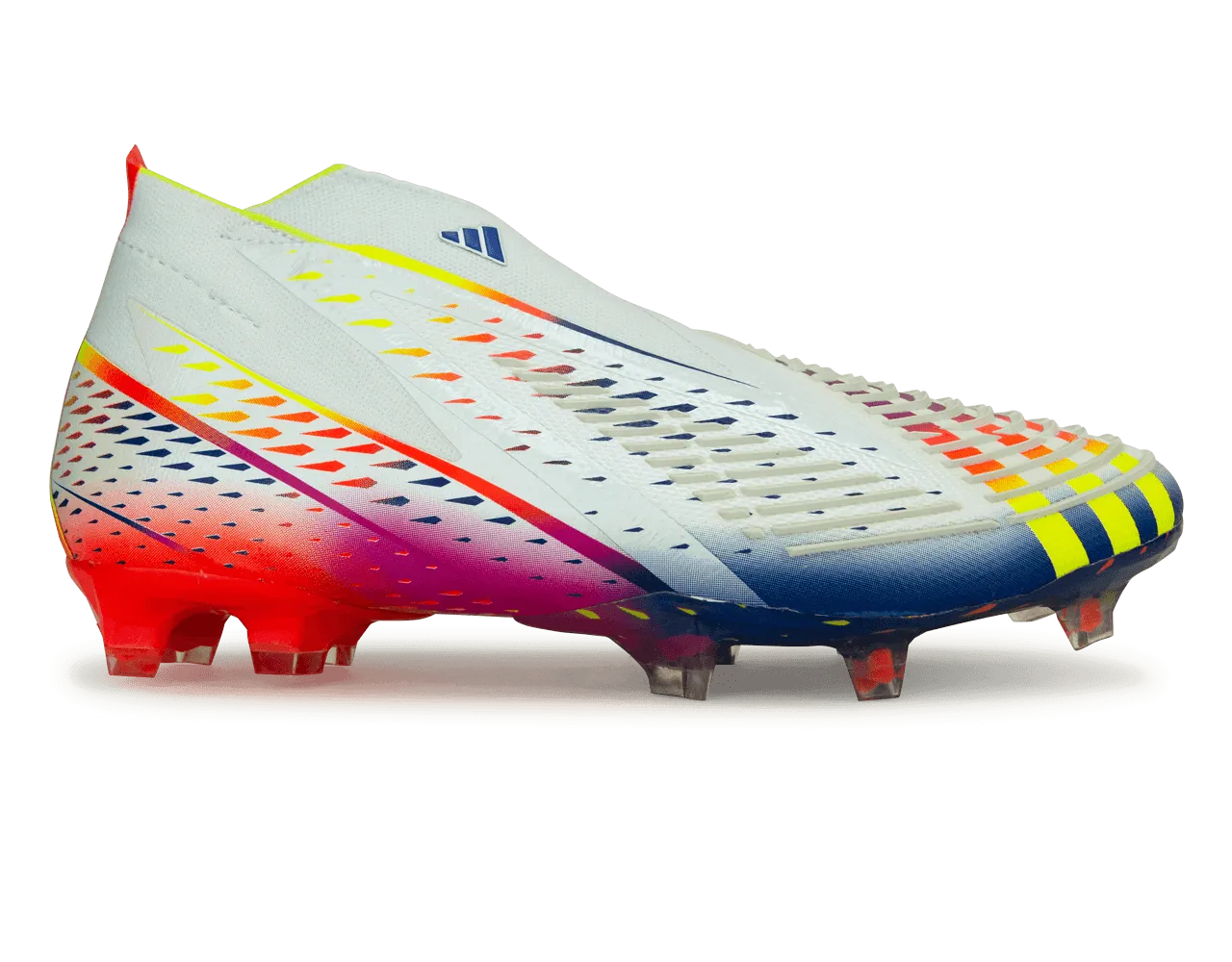 adidas Men's Predator Edge  FG White/Solar Yellow