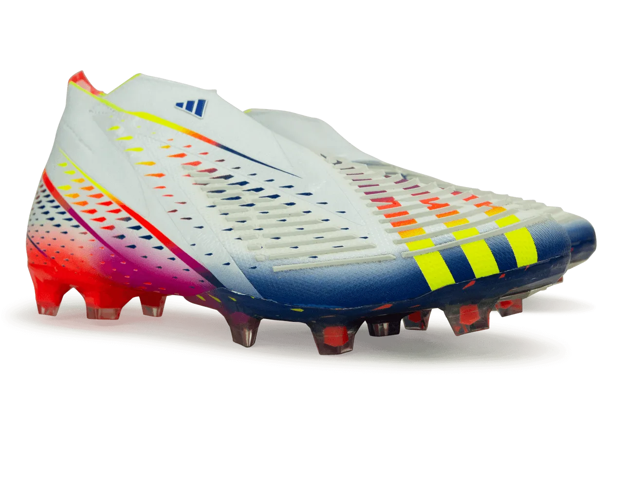 adidas Men's Predator Edge  FG White/Solar Yellow