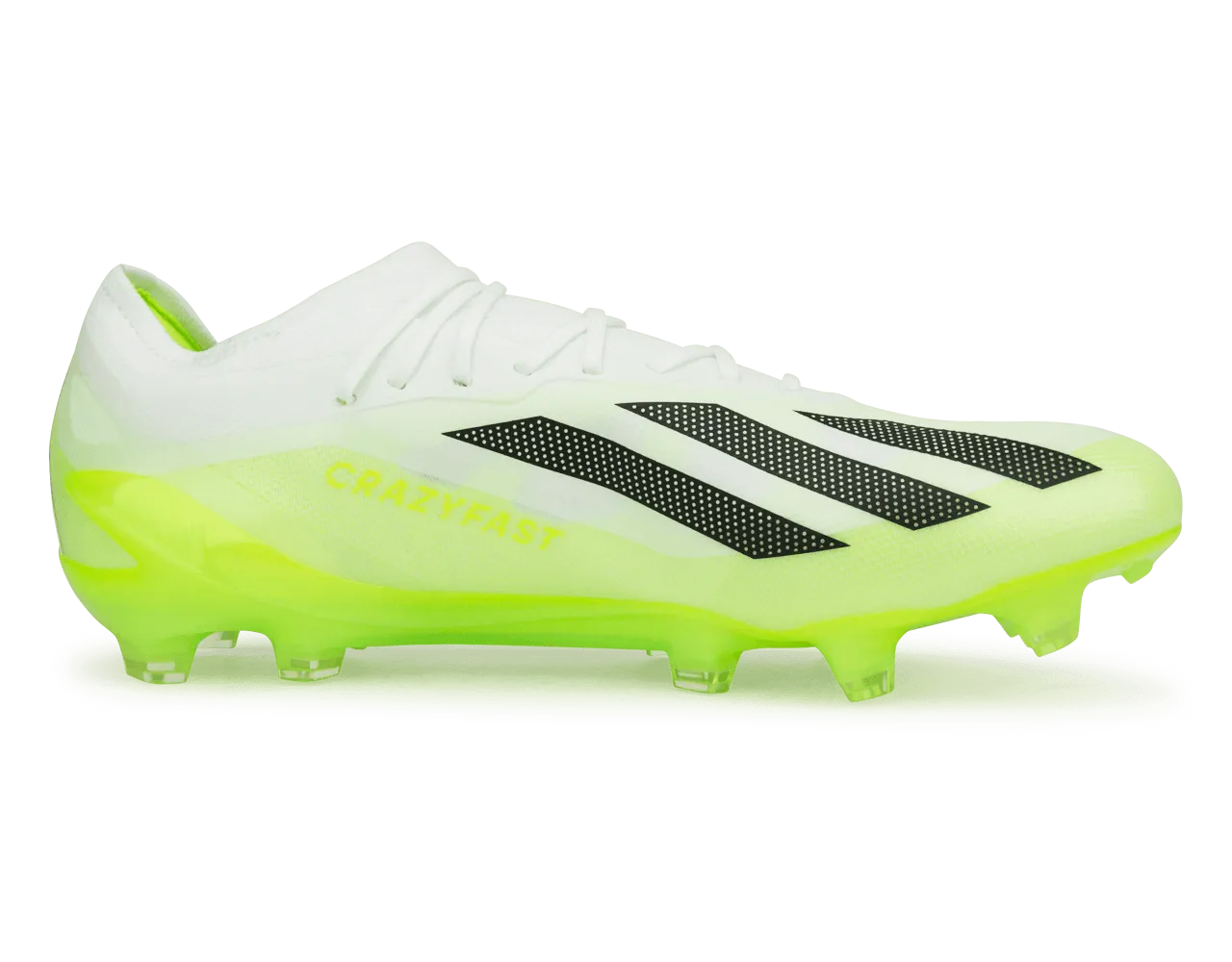 adidas Men's X Crazyfast.1 FG White/Lucid Lemon