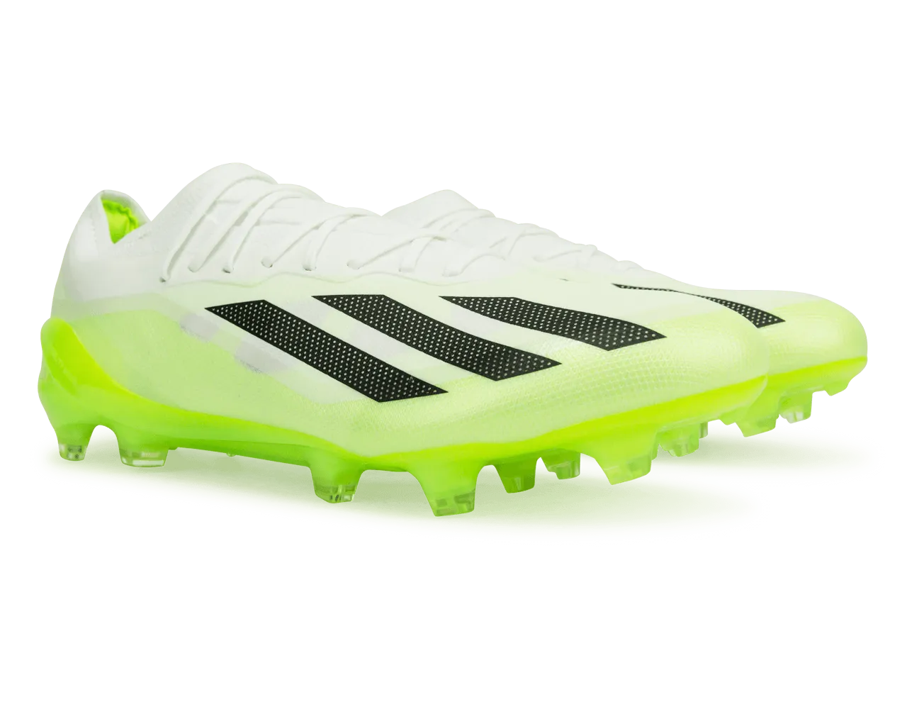 adidas Men's X Crazyfast.1 FG White/Lucid Lemon