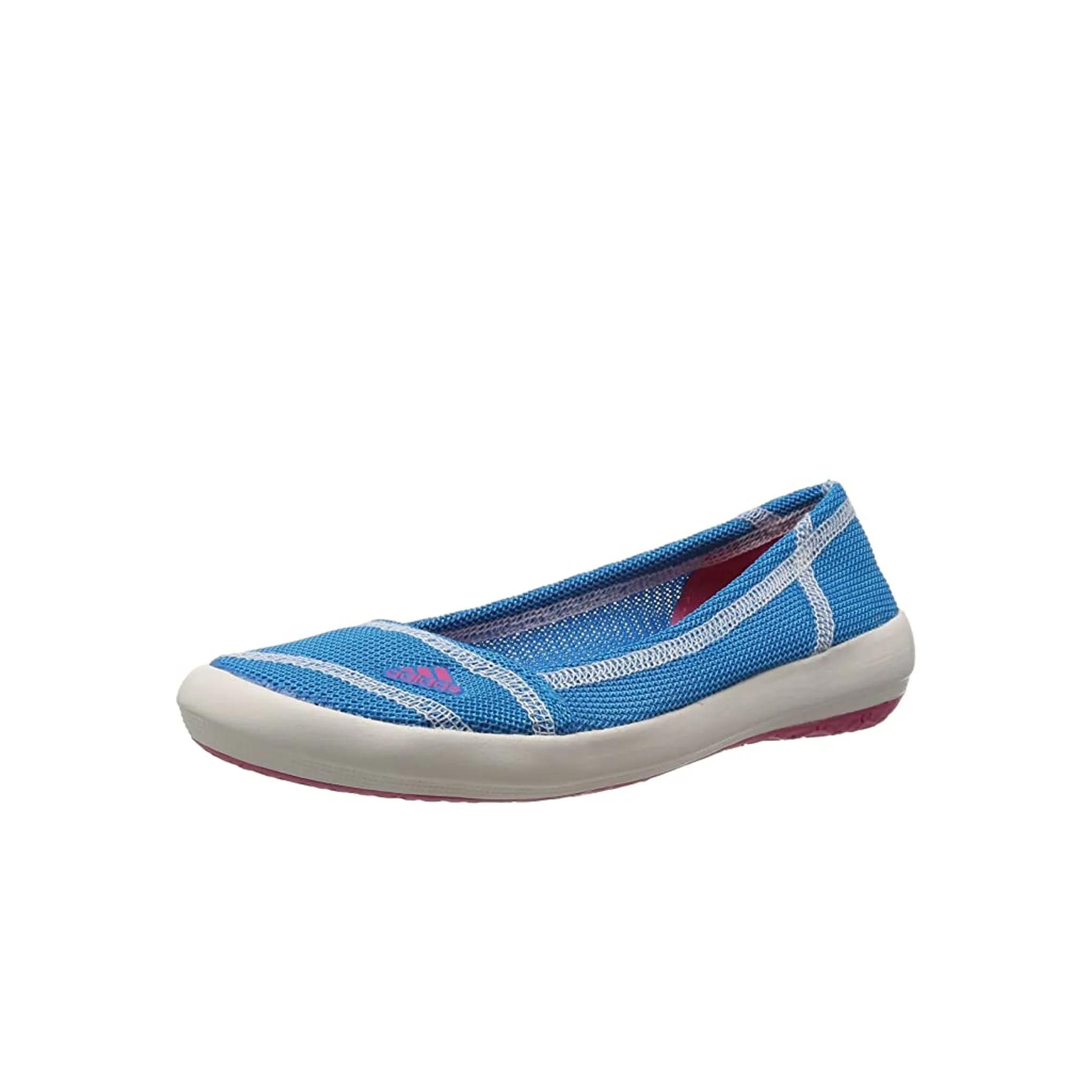 Adidas Sleek Womens Blue Boat Shoes