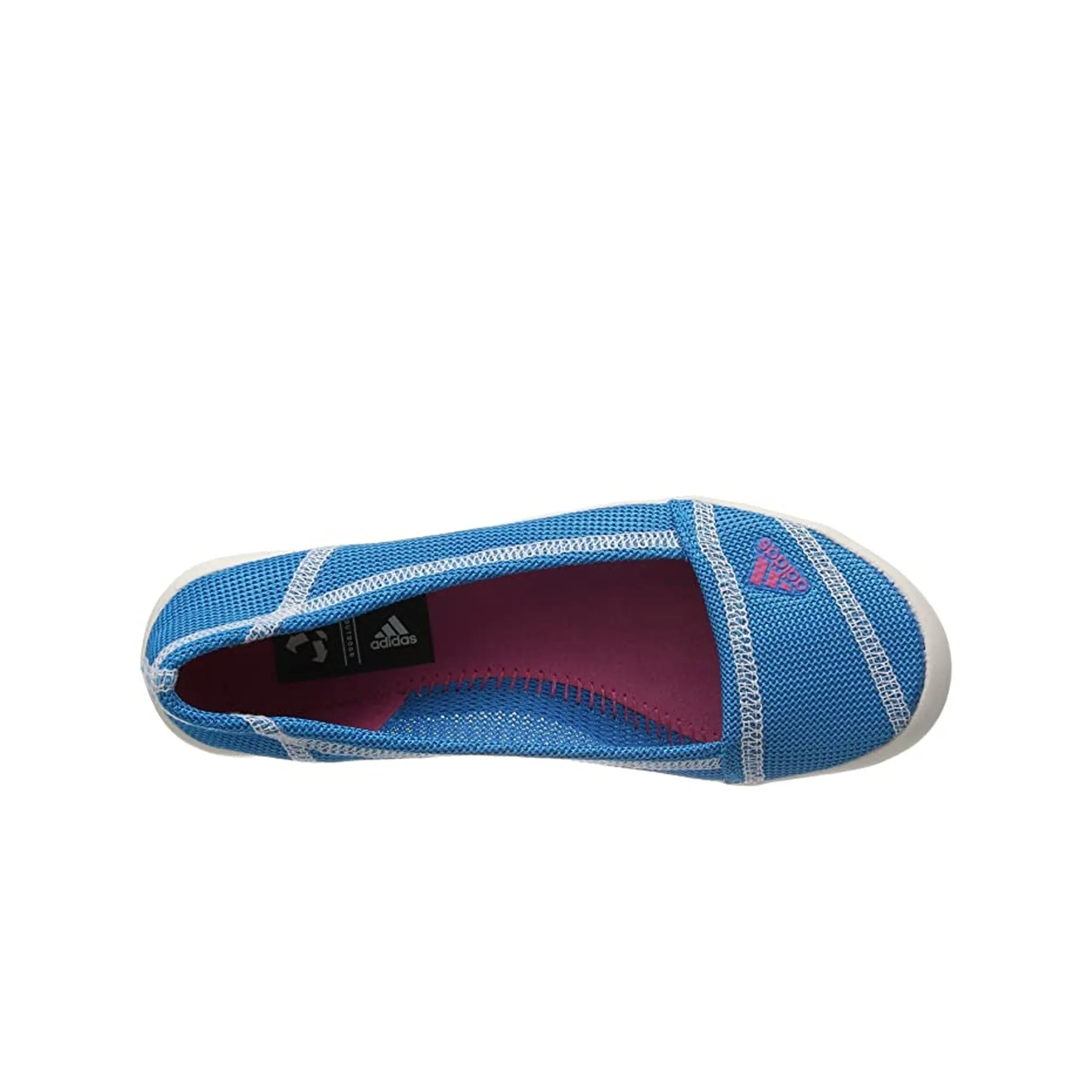 Adidas Sleek Womens Blue Boat Shoes