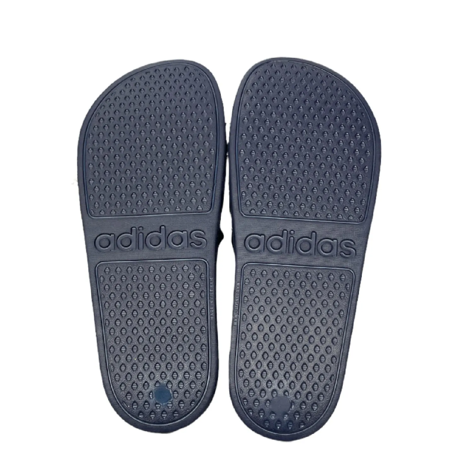 Adidas Unisex Adilette Aqua Slide Sandals Cloudfoam (Navy, Men 11, Women 12)