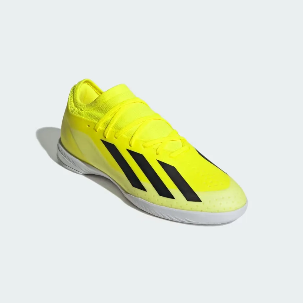 Adidas X Crazyfast League Indoor Football Shoes (Yellow/Black/White)