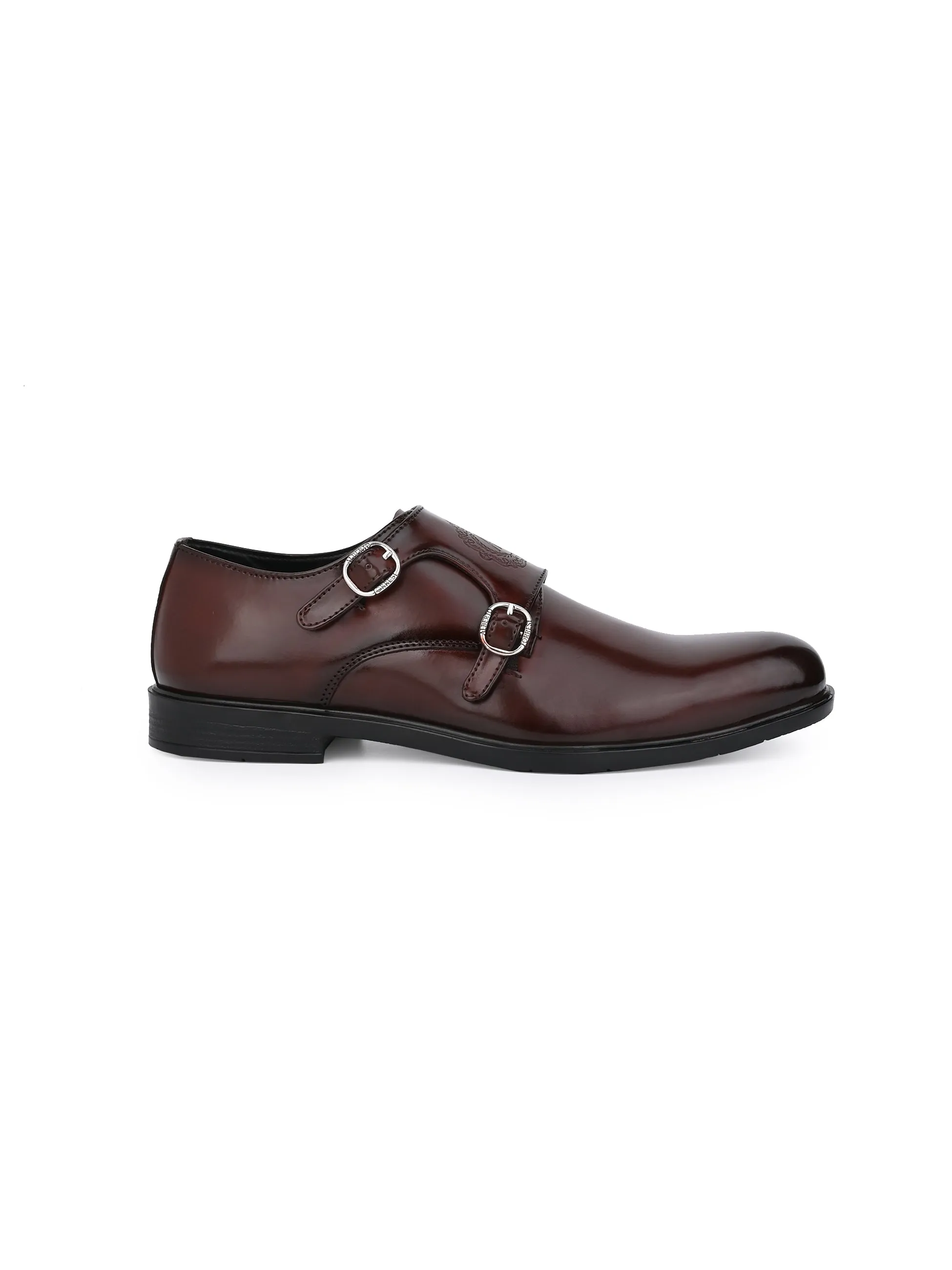 Alberto Torresi Men's Toro Brown Double Monk Straps