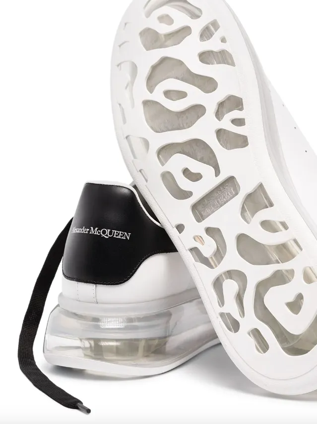 Alexander McQueen oversized transparent sole sneakers