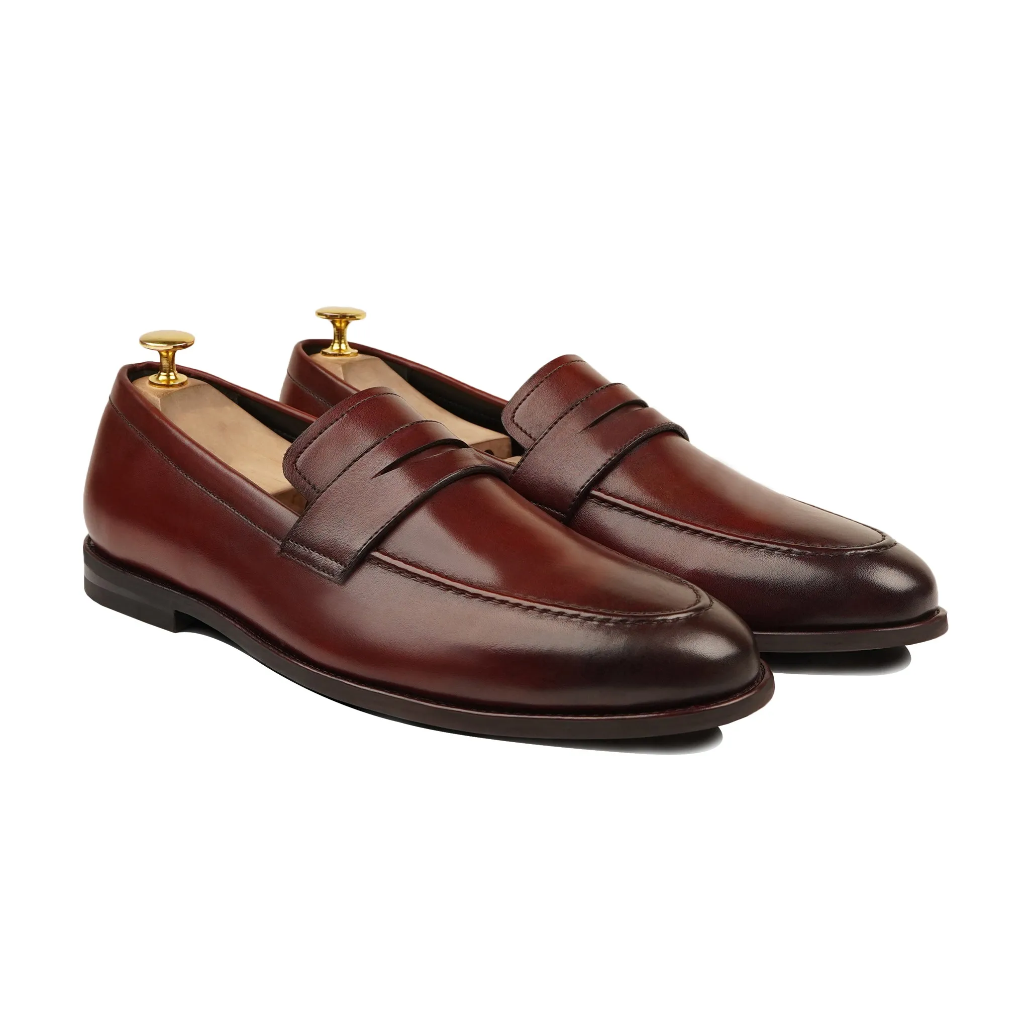 ALTON - OXBLOOD LOAFER