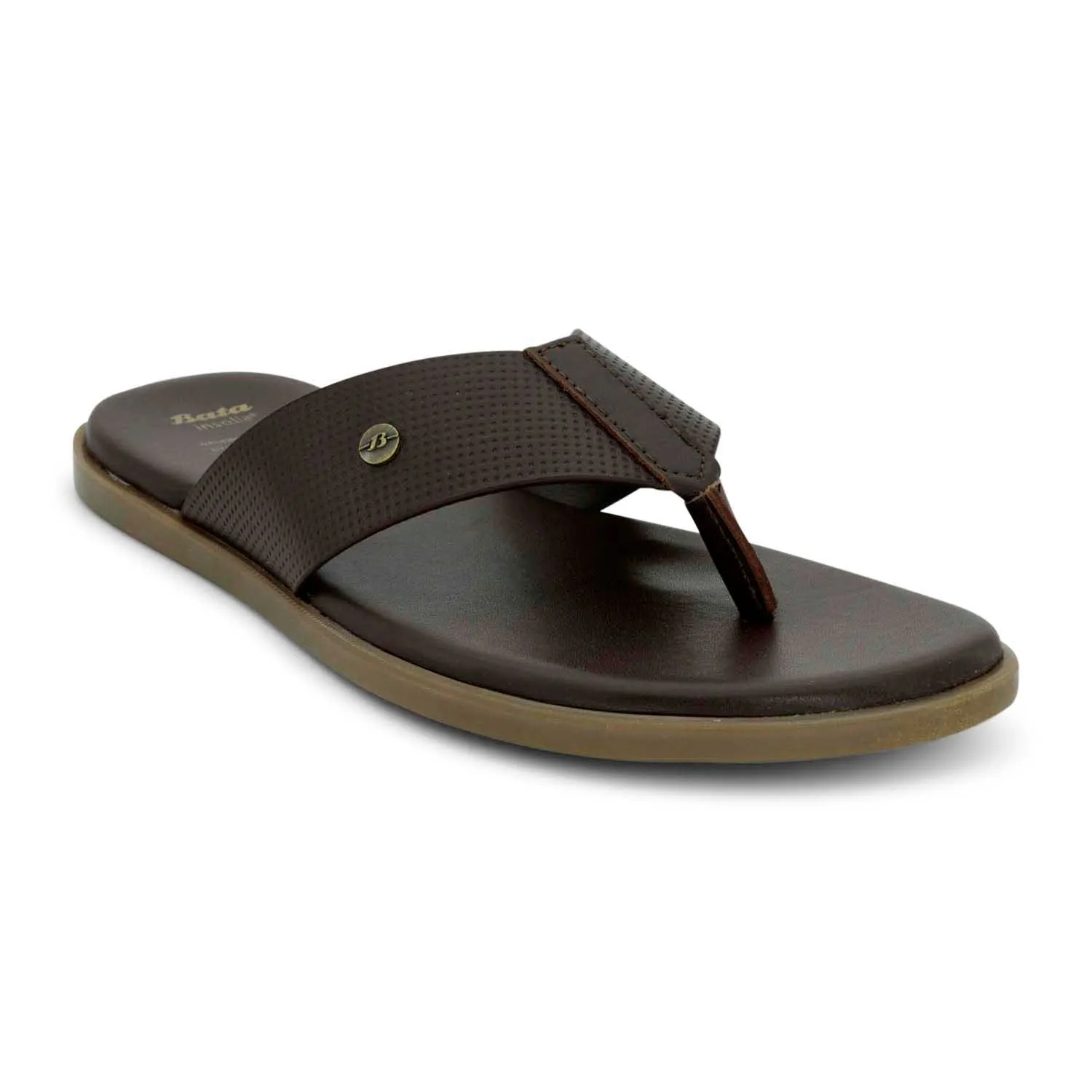 Mens Bata Insolia Comfort Toe-Post Sandals - Stylish and Supportive Footwear