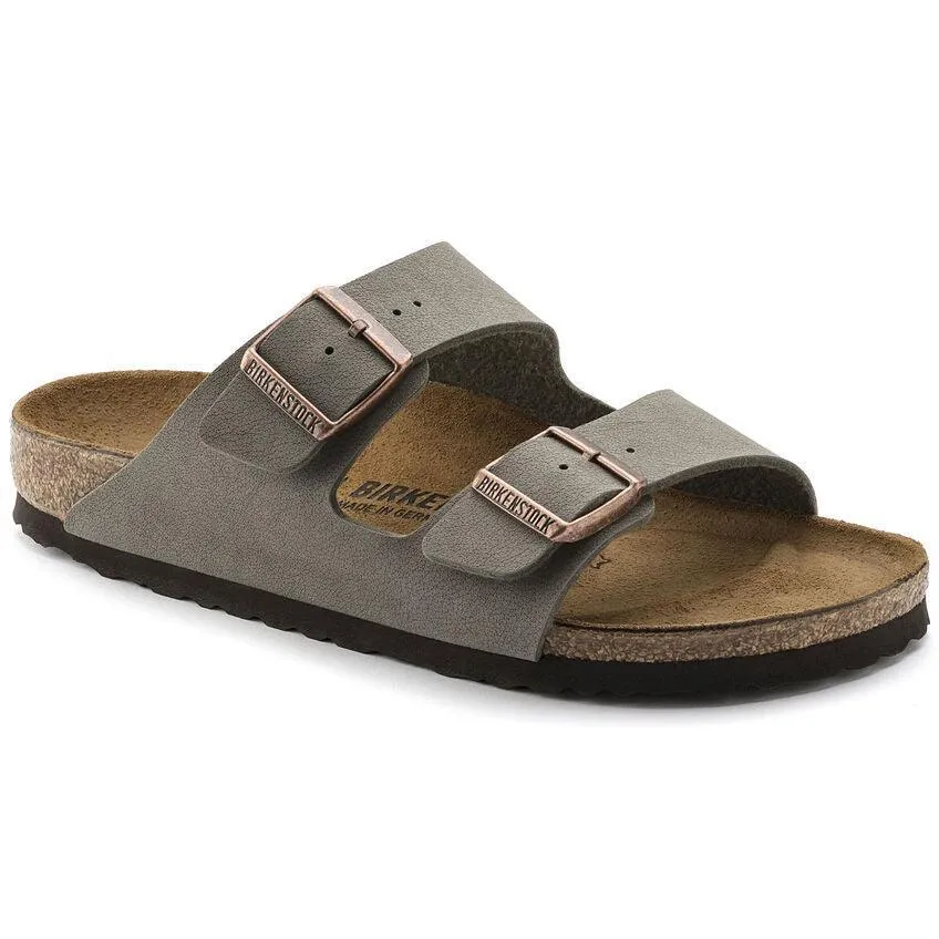 BIRKENSTOCK ARIZONA BIRKIBUC STONE