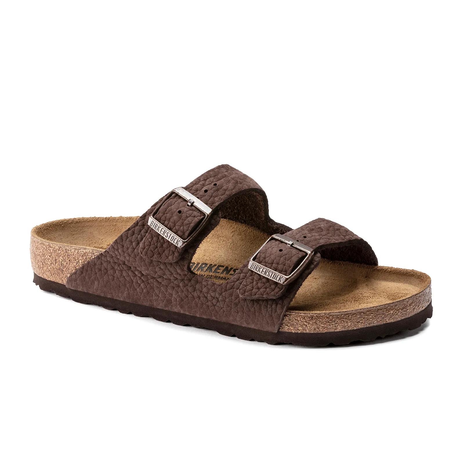 Birkenstock Arizona Slide Sandal (Men) - Desert Buck Roast Nubuck