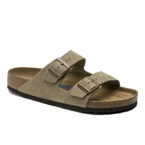 Birkenstock Men's Arizona Soft Footbed Taupe Suede