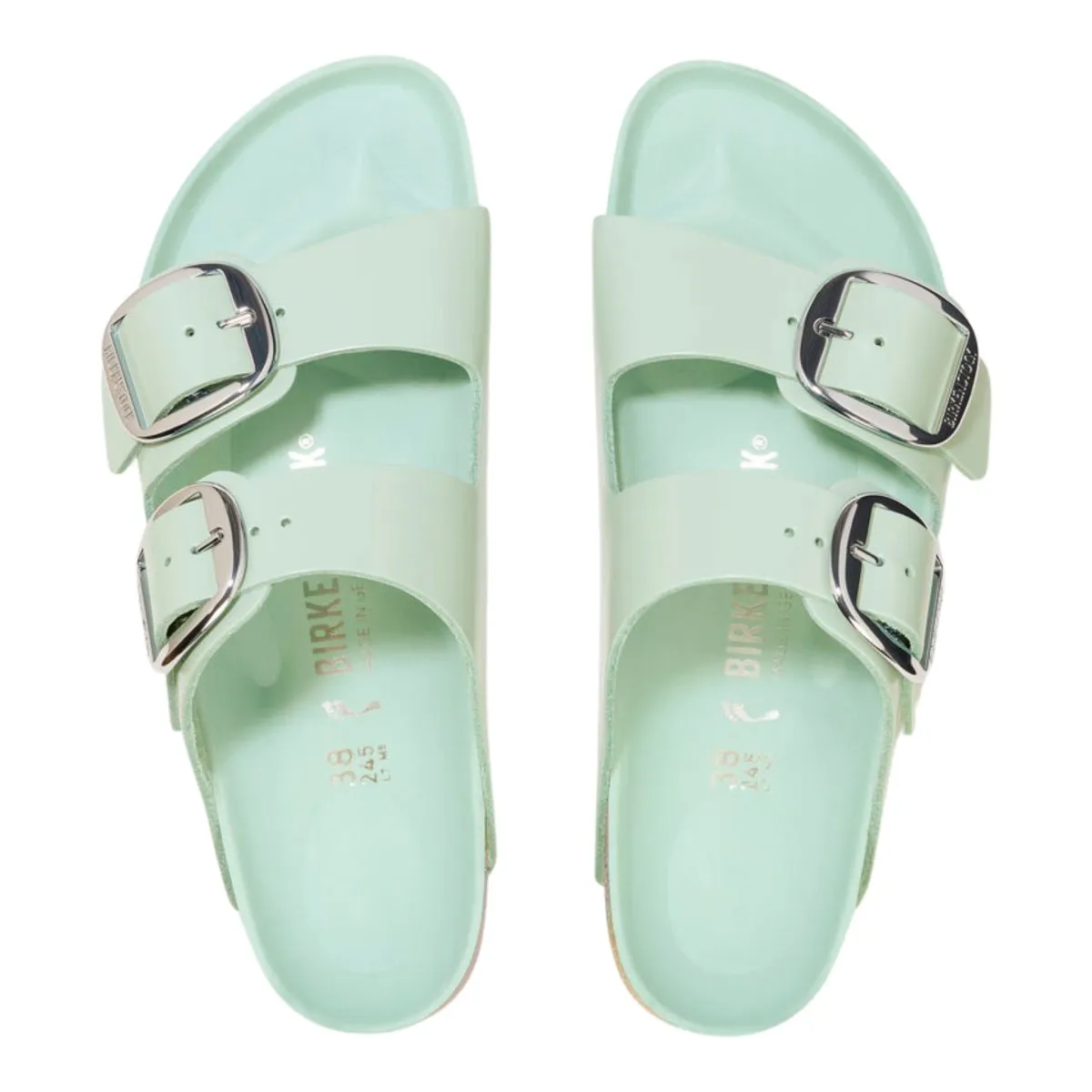 Birkenstock Women's Arizona Big Buckle High Shine Surf Green