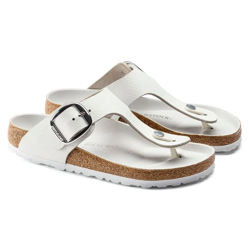 Birkenstock Women's Gizeh Big Buckle Leather (White)