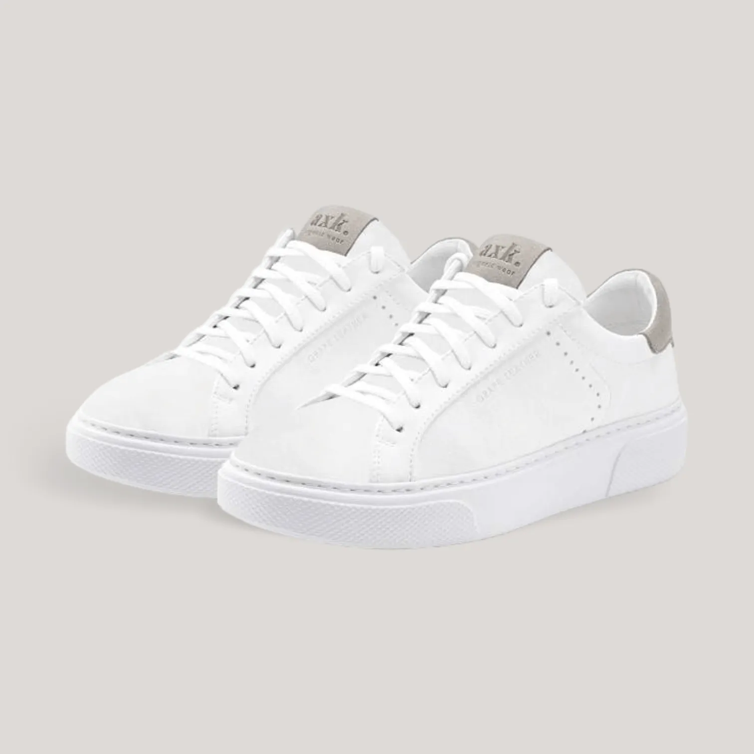 Bliss Sneakers | White Grape Leather | Beige