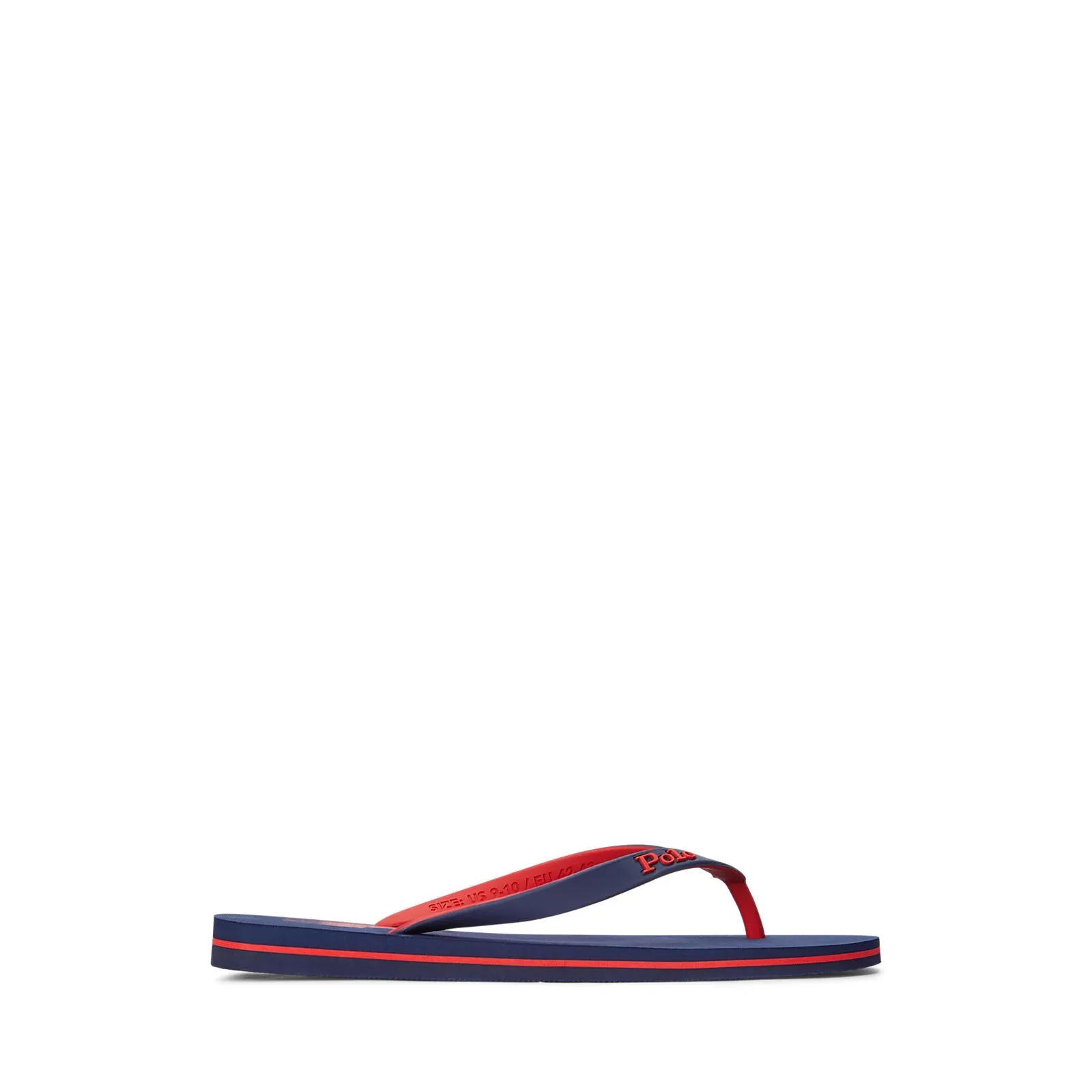 Bolt Flip Flops/Thongs - Navy and Red