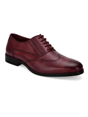 Cruz Cherry Solid Brogues