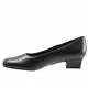 Doris Black Low Heeled Shoes