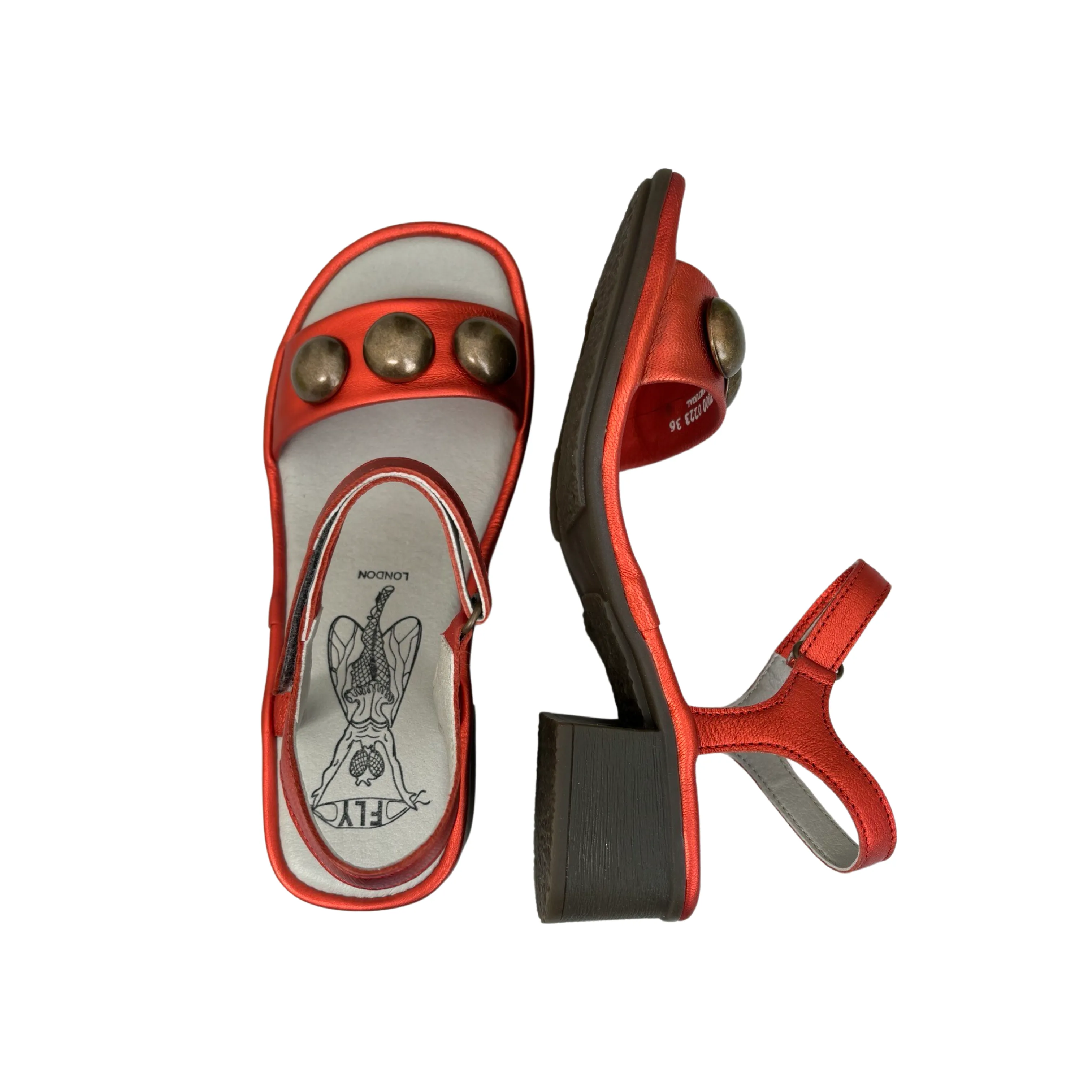 Exie487 Red Sandal