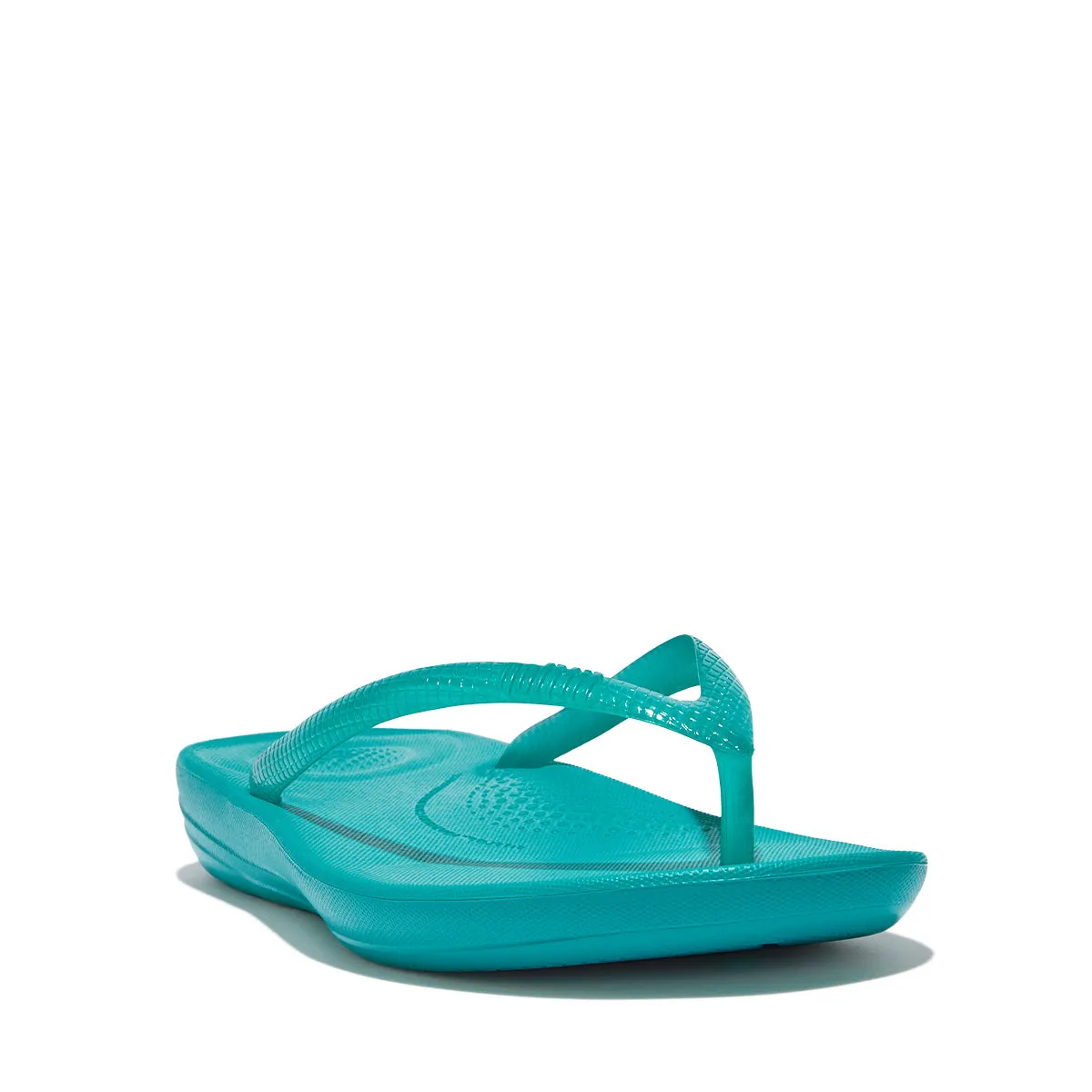 Fit-Flop Iqushion Transparent Flip-Flops Tahiti Blue    