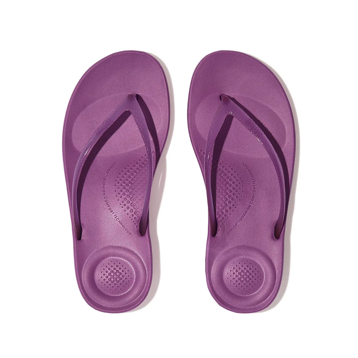 Fit-Flop Iqushion Transparent Flip-Flops Violet    