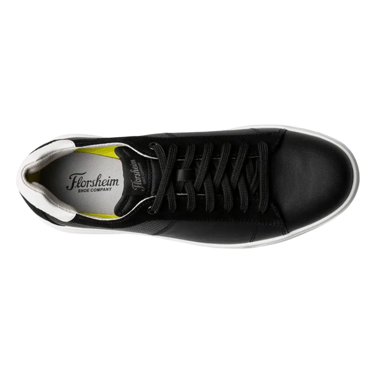 Florsheim Men's Heist Sneaker Black Leather