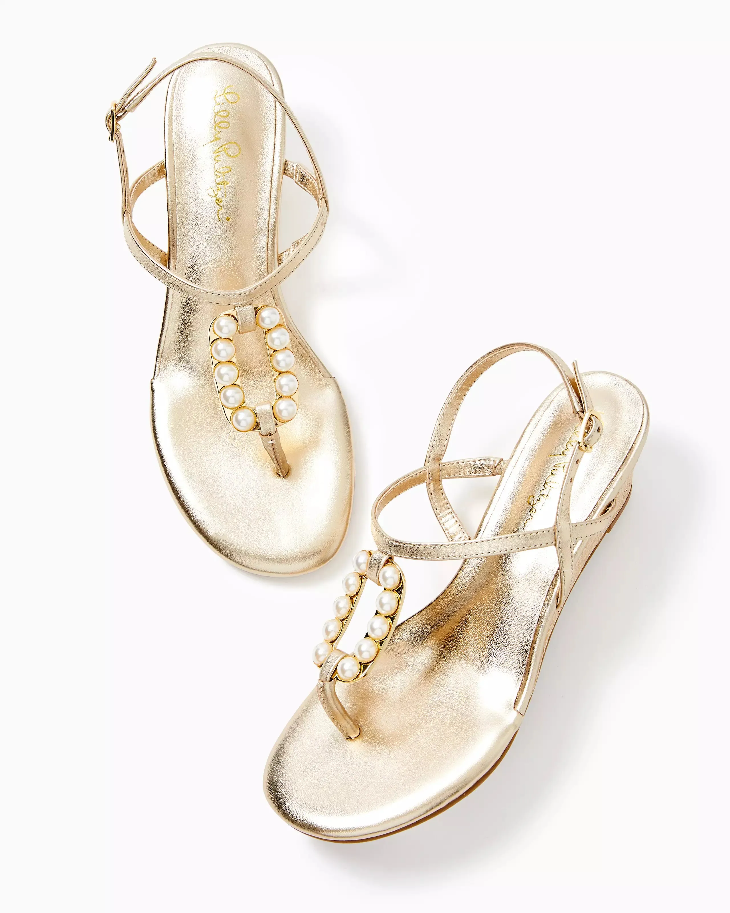 Good As Gold Pearl Wedge