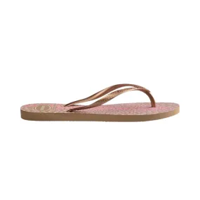 Havaianas Girl's Slim Animals Rose Gold (Sizes 3536-3738)