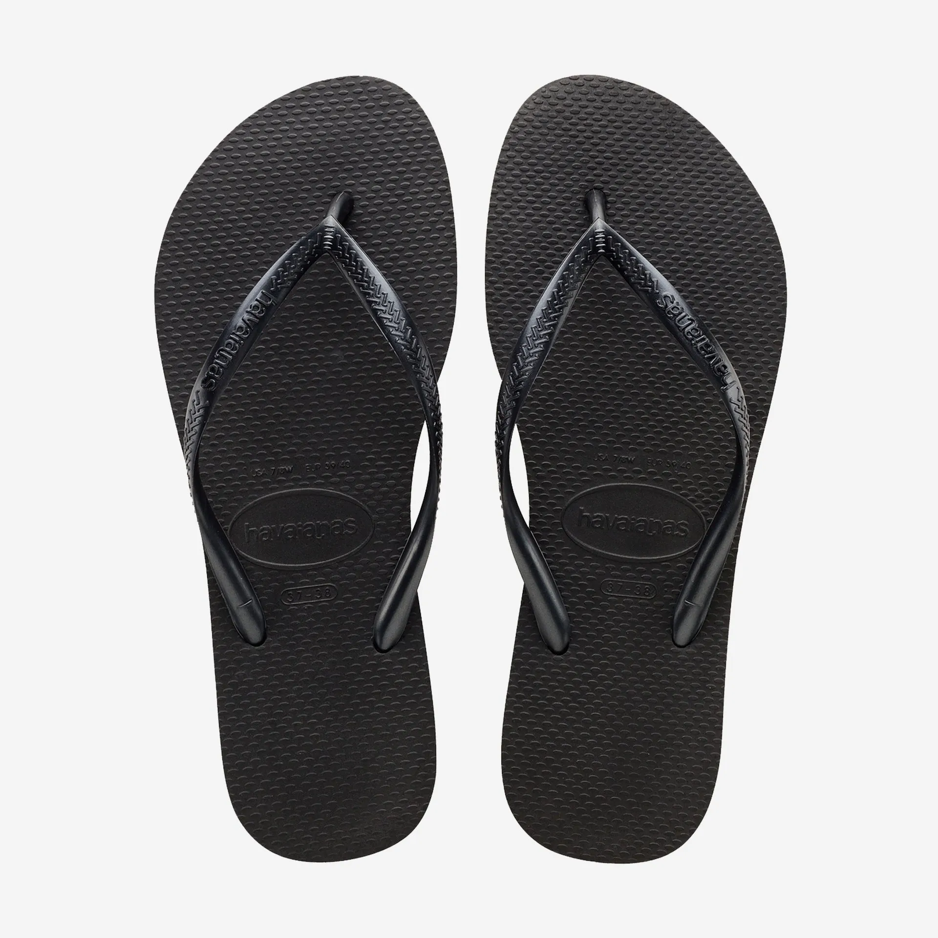 Havaianas Slim Flip Flops - Black