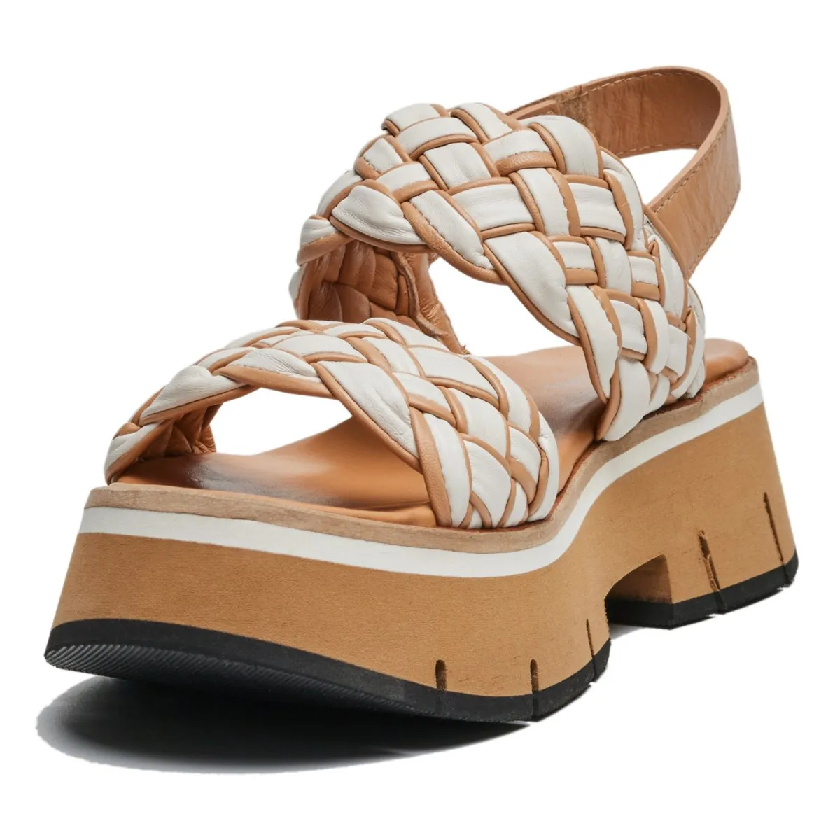 Homers Women's Duyba Tubular Lino-Latte Leather