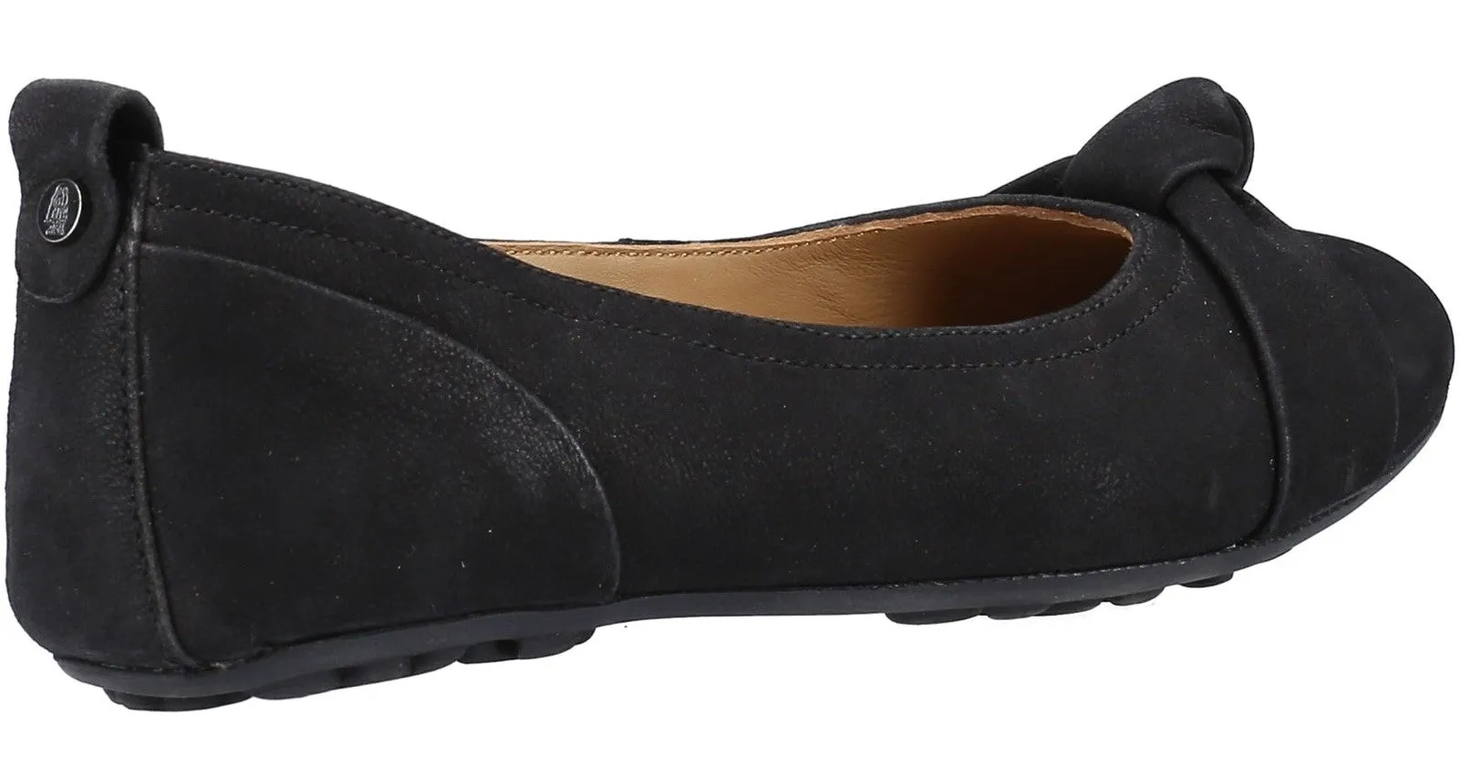 Hush Puppies Jada Knot Womens Leather Ballerina Shoe