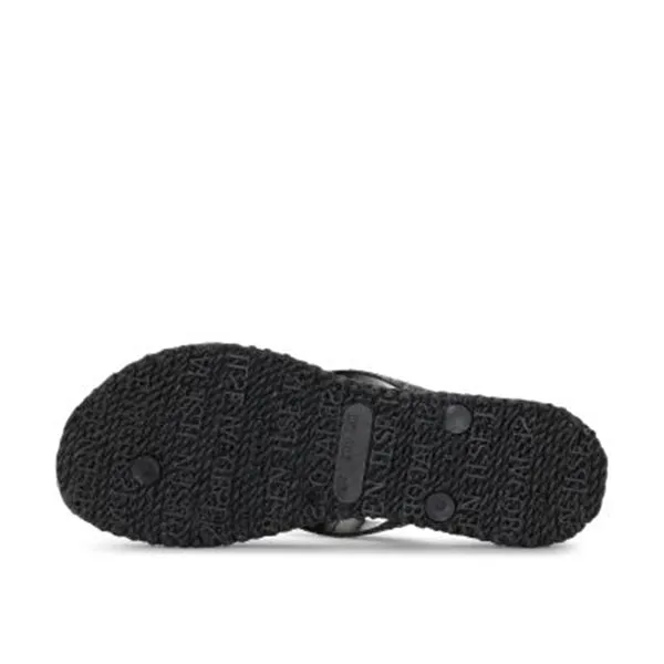 IJH Flip Flop Big Glitter Black