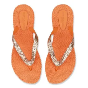 IJH Flip Flop Glitter Mango