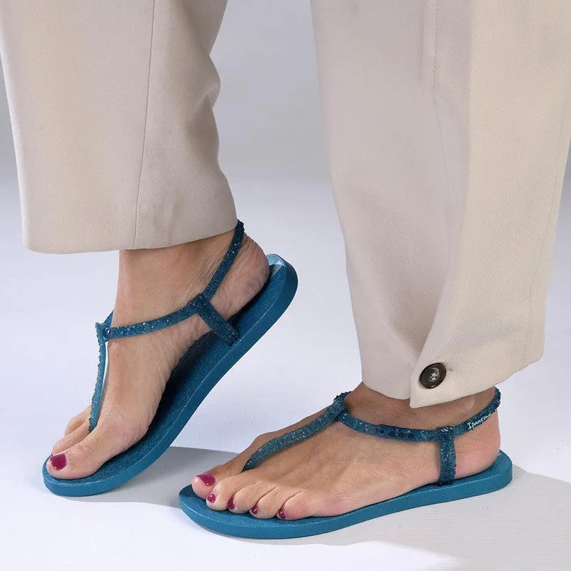 Ipanema Lux Flat Sandal - Blue