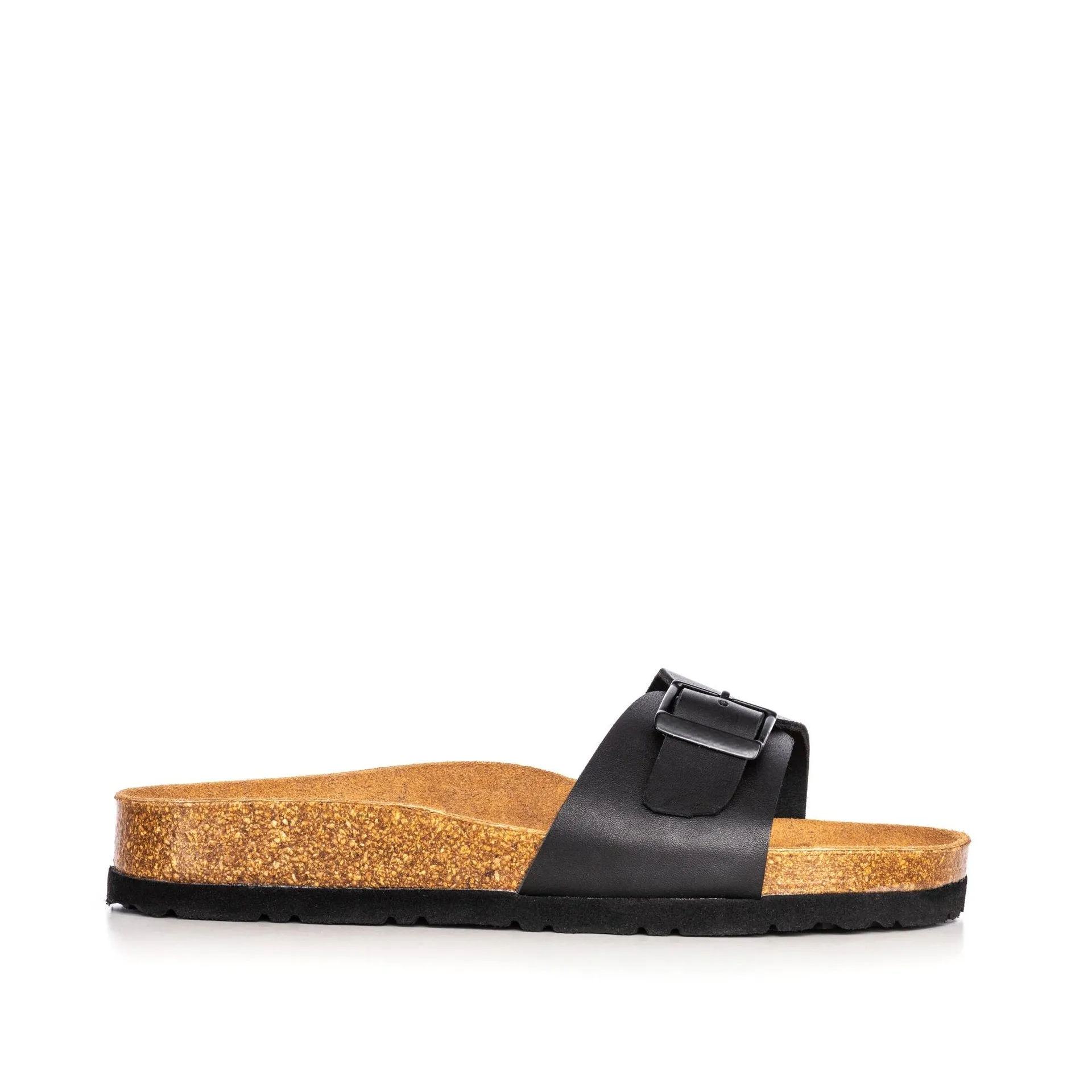 IVY BLACK CORK SANDAL