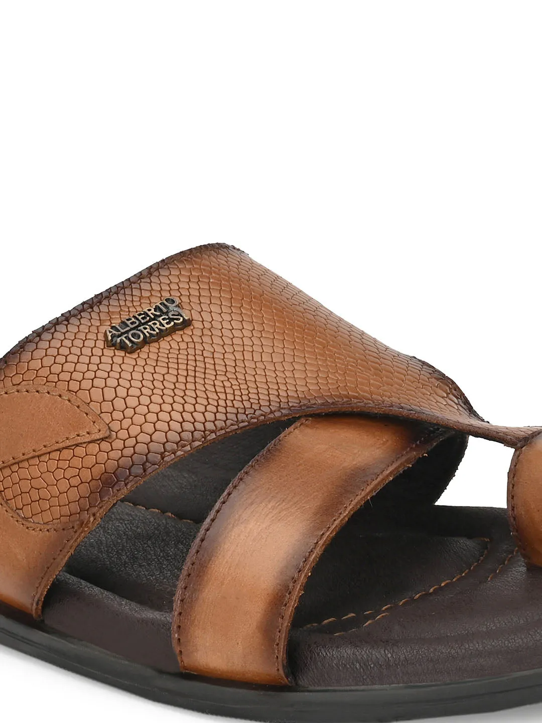 Jason Tan Criss-Cross Strap Slippers