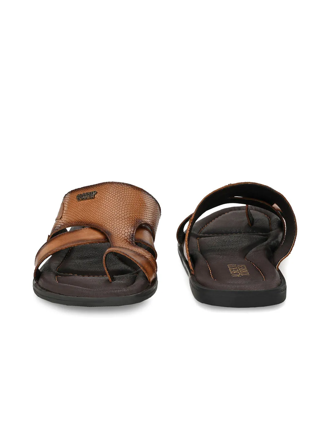 Jason Tan Criss-Cross Strap Slippers