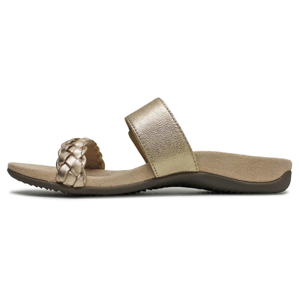 Jeanne Leather Women's Slides Sandals