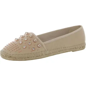 Kenneth Cole New York Womens Brigid Stud Leather Comfort Espadrilles