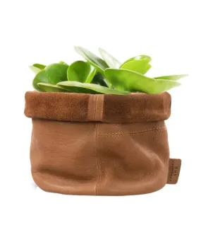 Leather Planter