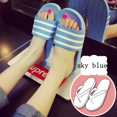 Marlong Brand Home Slippers Women Summer Flip Flops femmes Sandals shoes woman Massage Beach Slippers zapatos mujer Plus Size