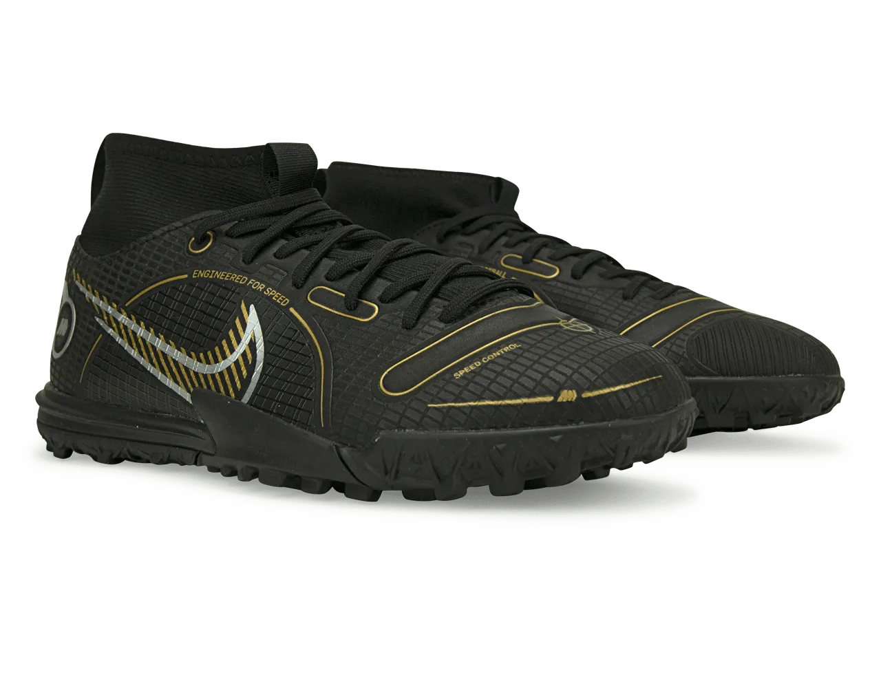 Nike Kids Mercurial Superfly 8 Academy TF Black/Gold