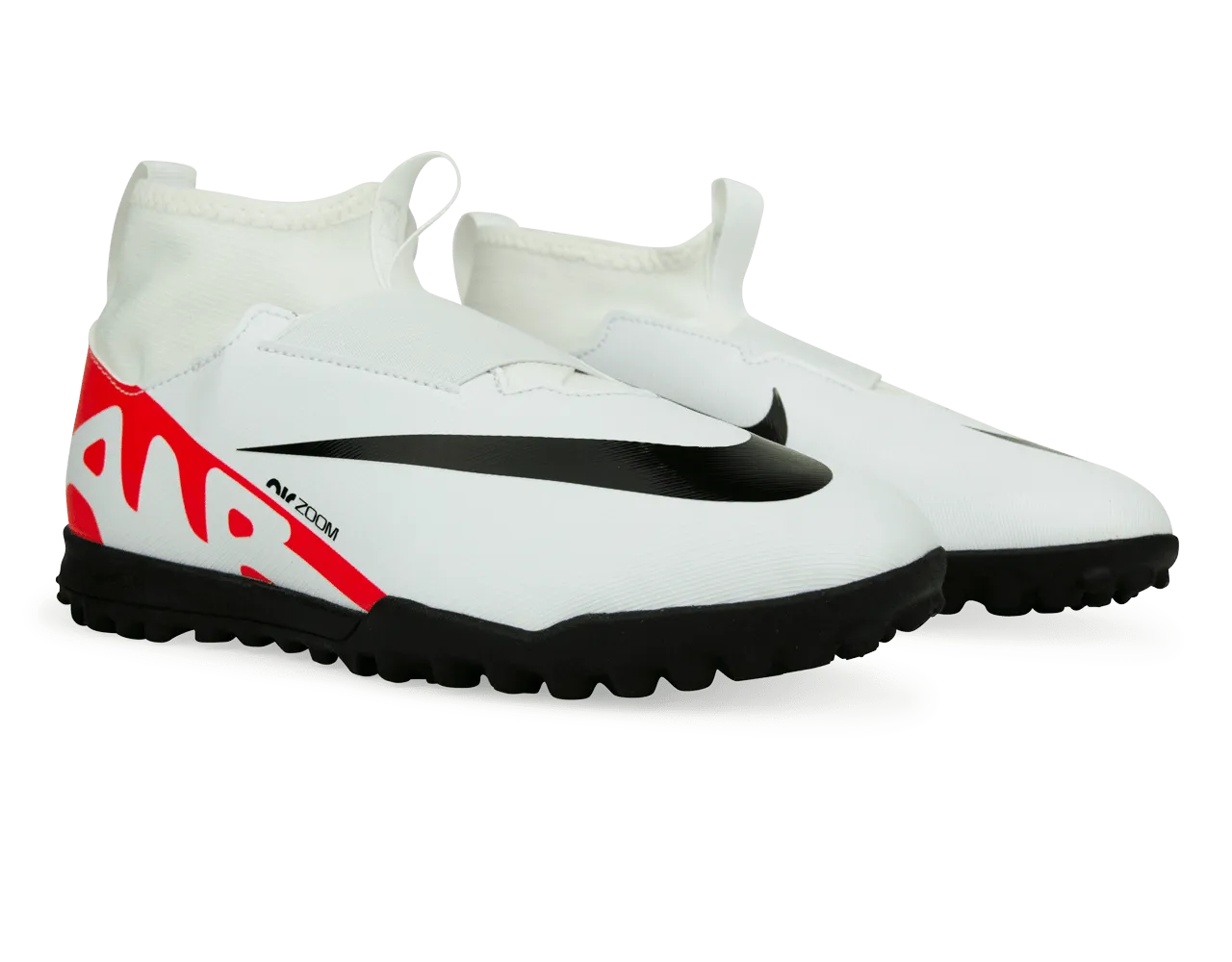 Nike Kids Zoom Mercurial Superfly 9 Academy TF White/Red