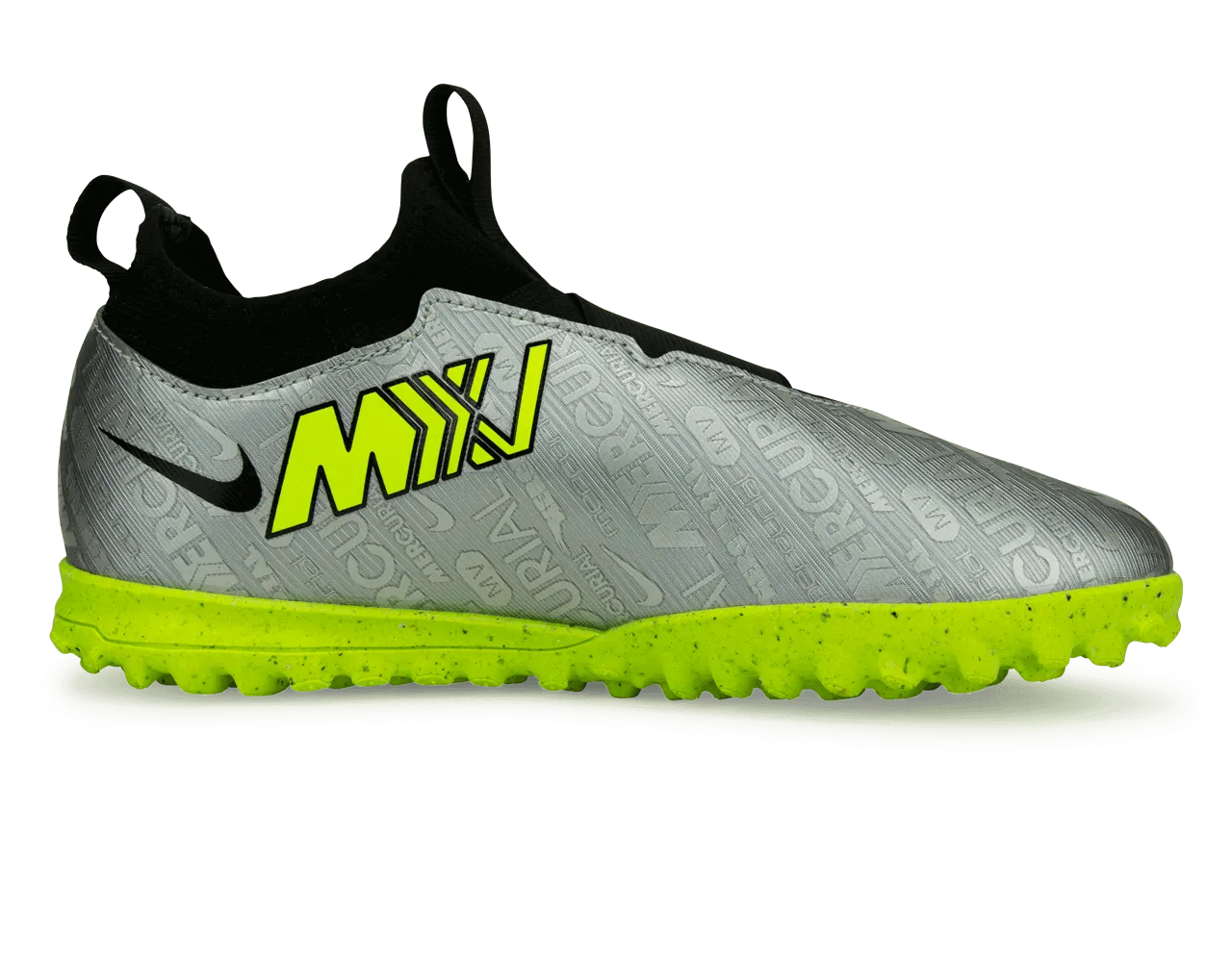 Nike Kids Zoom Mercurial Vapor 15 Academy XXV TF Silver/Volt