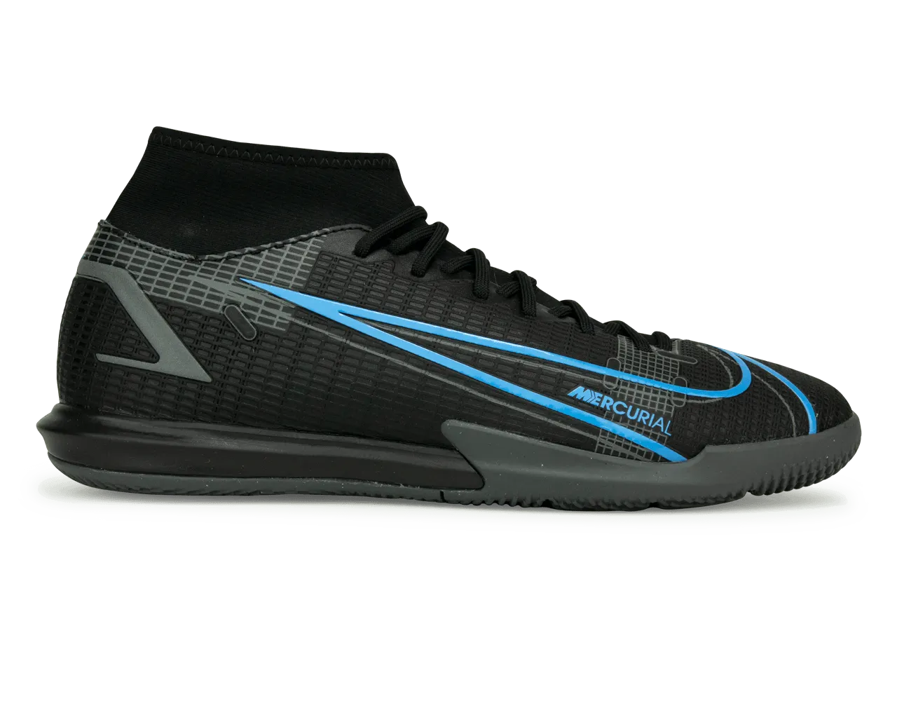 Nike Men's Mercurial Superfly 8 Academy IC Black/Iron Grey