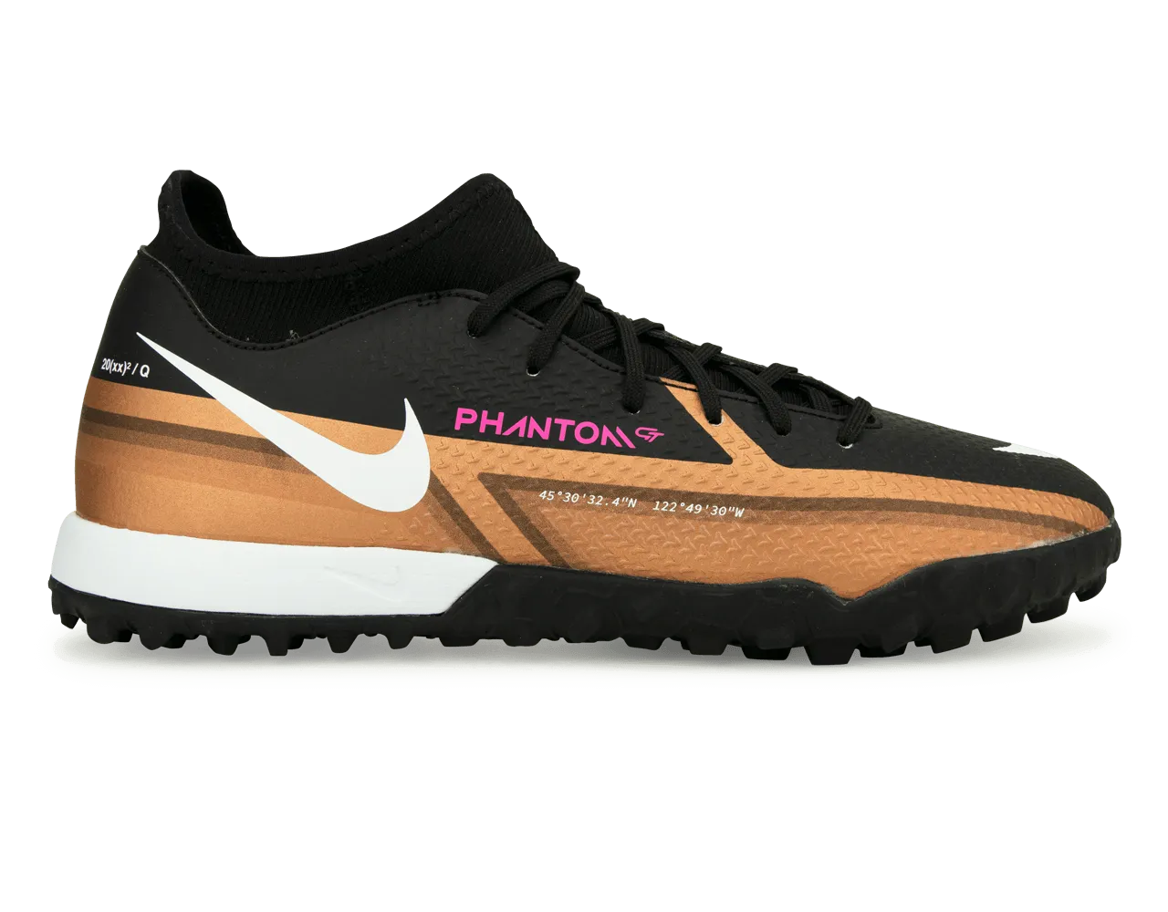 Nike Men's Phantom GT2 DF Academy TF Metallic Copper